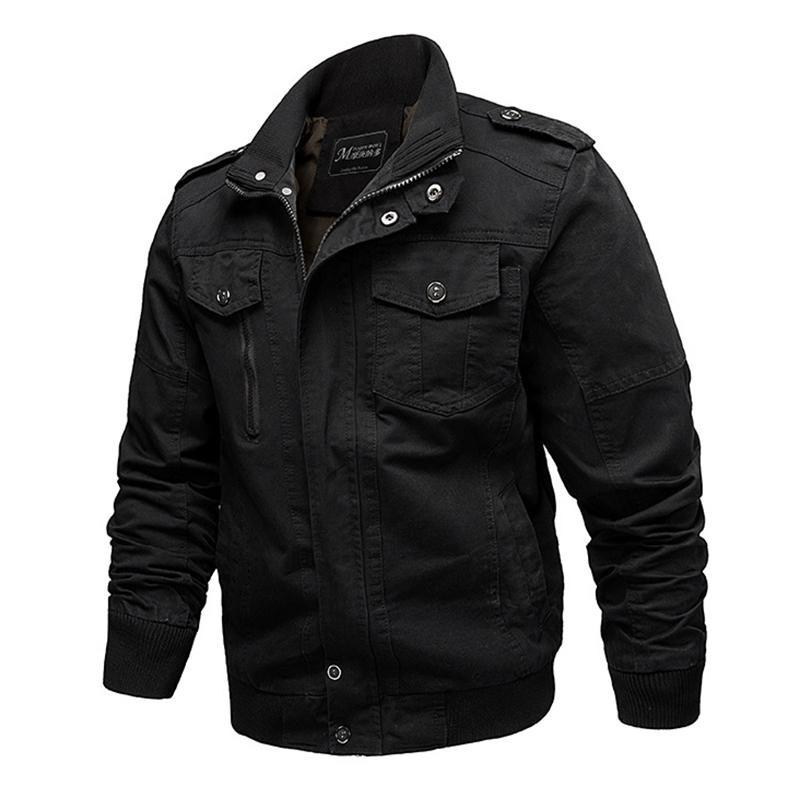 Spring Air Force Pilot Military Jacket Men Cargo Tactical Bomber Jacket Male Casual Zipper Flight