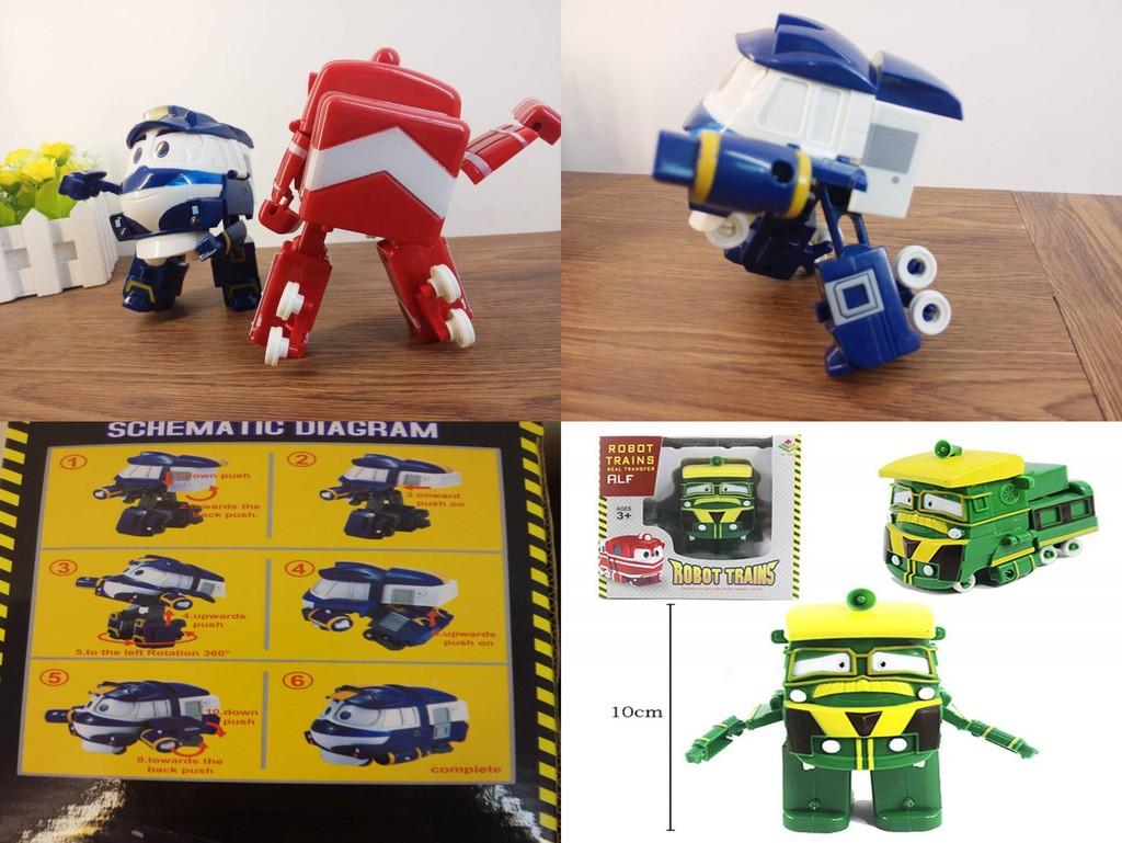 Игрушка-трансформер Поезд Робот Rt, фигурка поезда-трансформера, корейский анимационный игрушечный поезд для детей
