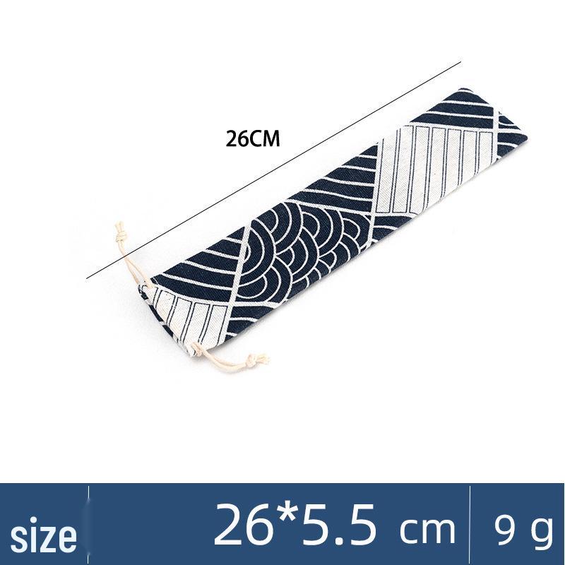 Camphorwood Three-Piece Cutlery Set: Chopsticks, Fork, and Spoon, Solid Wood, Portable and Individual Use.