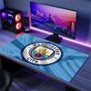 Коврик для мыши Manchester City, Большой игровой коврик для стола, Нескользящий XXL коврик для мыши для ноутбука и планшета, Игровой коврик для мини-ПК со прошитыми краями