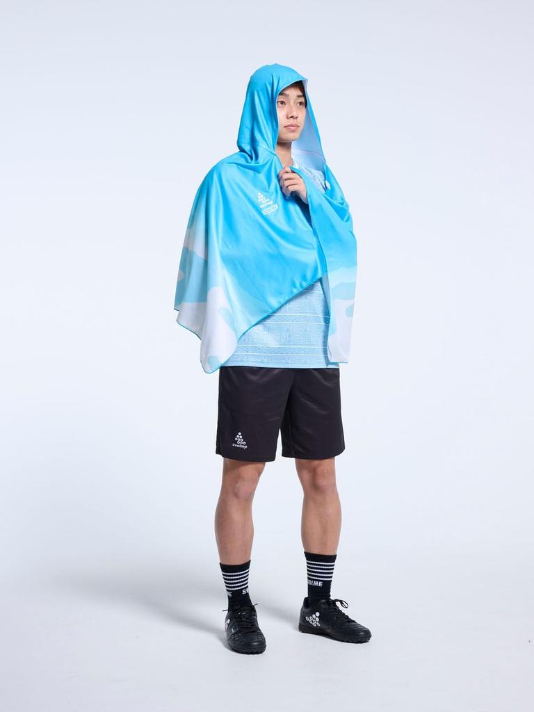 SVOLME Cooling Poncho Size Sax 1252-42029, F,