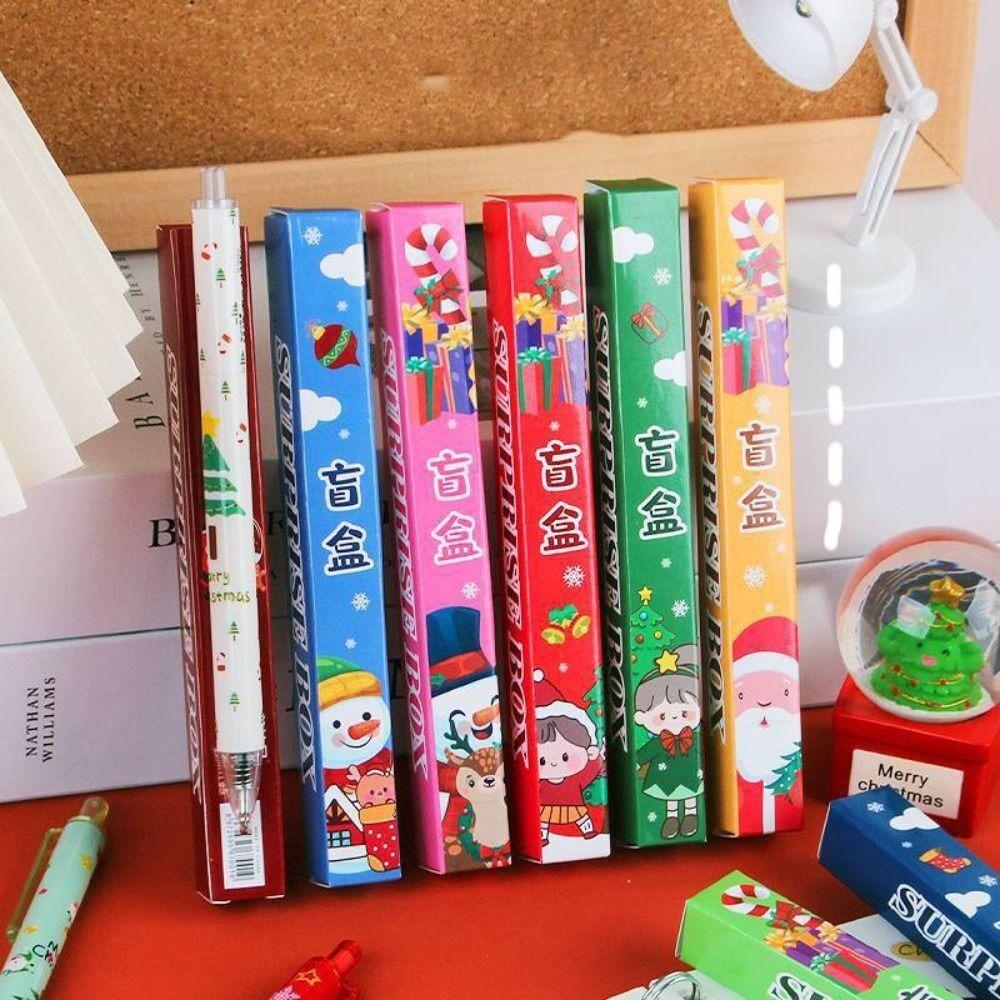 Press Gel Pen Cartoon Black Ink Gel Pen New Signature Pen Office Accessories