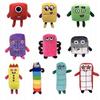 10x Плюшевые игрушки Numberblocks Анимированные куклы