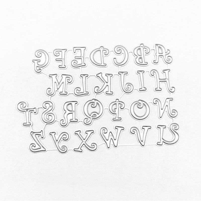Английский алфавит, комбинированный узор, металлические штампы, штампы, тиснение алфавита, изготовление бумажных карт, ремесленные трафареты, скрапбукинг