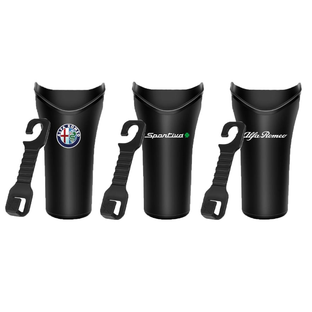 YYCE3 1pc Car Rear Seat Hanging Hook Umbrella Holder Seat Back storage bucket Accessories For Alfa Romeo Sportiva GT 147 159 Styling