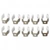 Зажимы для пружинного махрового материала Вешалки для хранения инструментов Spring Terry 10 шт.