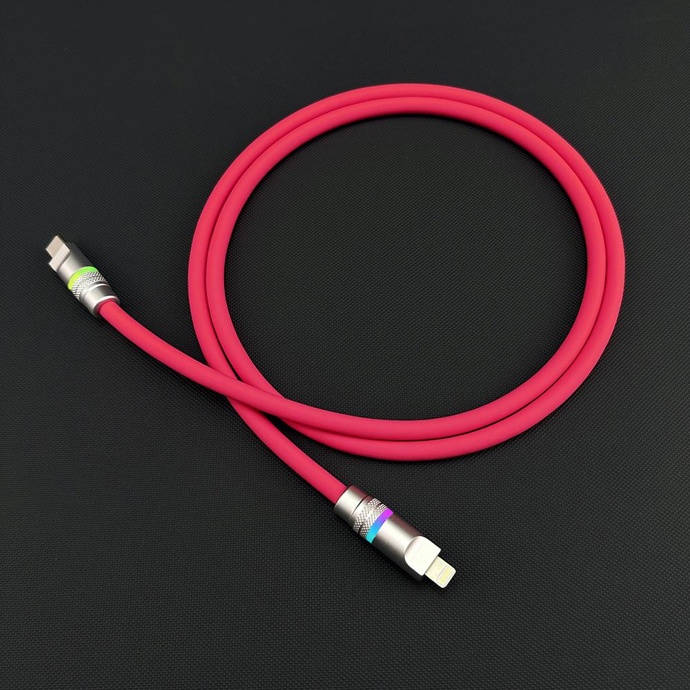 Hot Products Zinc Alloy and Soft Silicone Material 6A Fast Phone Charging Cable 120W Super Fast Charging Type C Data Cable