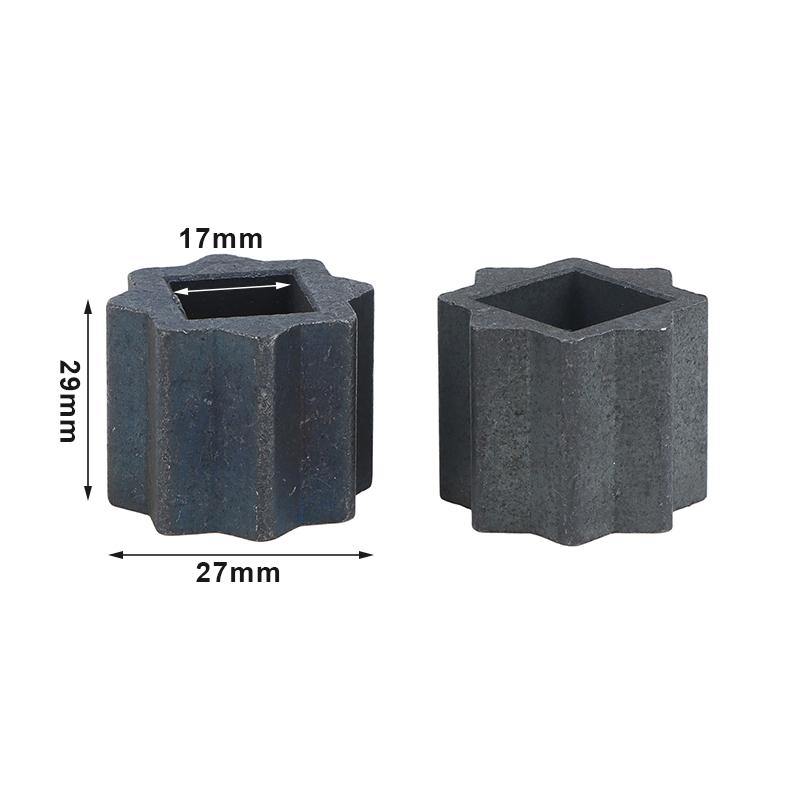 2 шт. Пневматический адаптер головки втулка соединительная втулка привода внутренний квадрат наружный восьмиугольник втулки редуктора для шарового крана