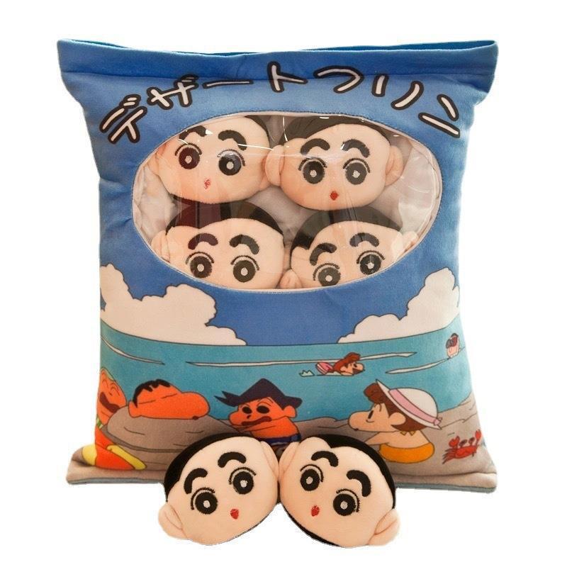 Bag Of Cheesy Puffs Pudding Cute Lot Toy Stuffed Soft Snack Plush Squishmallows Unicorn Plushie Toys Kids Women Gift Cute Animal Soft Plush
