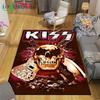 Известный Музыкальный Хэви-Металл Группы KK-Kiss Ковры с Принтом Гостиная Противоскользящий Ковер Детская Спальня Коврики Йога-Коврик Большой Ковер