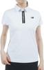 Футболка-поло с коротким рукавом для гольфа Quick 3 [New Balance] женская (Впитывающий влагу, высыхающий, эластичный) / 012-5168504 030_Белый [LL]