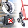 2pcs Stair Climbing Wheels Foldable Replacement Triangular Designs Stair Climber Wheels for Shopping & Laundry Cart
