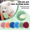 Dog Lick Bowl. Anxiety Relief Dog Licking Mat Freezer Dispenser. Non-Slip Anti-Choking Silicone Slow Feeder Lick Bowl For Small Dogs