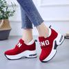 Platform Wedge Sneakers Ladies Shoes Sneaker Casual Shoes Trainers Women Female Shoes Black Red Sneakers