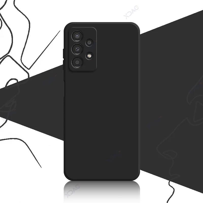 Роскошный квадратный жидкий силиконовый чехол для Samsung Galaxy A13 4G 5G SamsungA13 360 мягкий противоударный чехол для задней панели телефона