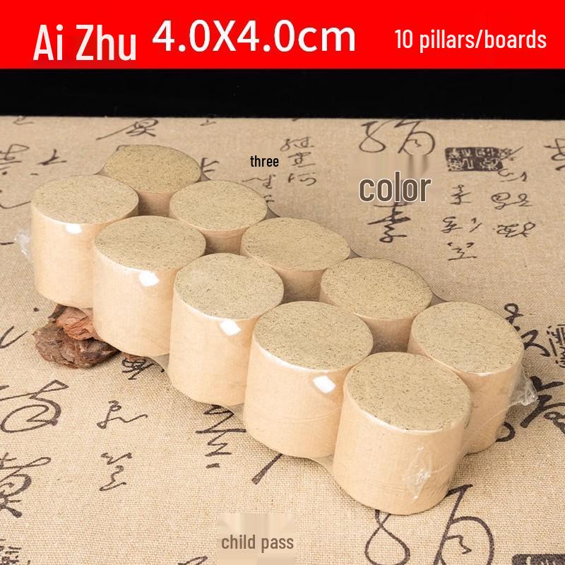 Очень большая толстая мокса-палочка из чистой полы для моксотерапии - Выдержанная полынь, толстая палочка.