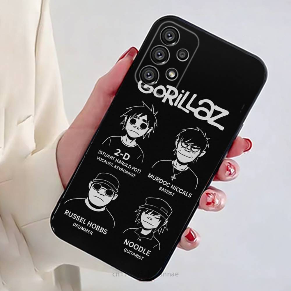 Чехол для телефона с изображением мультяшной рок-группы G-Gorillaz для Samsung Galaxy A54,34,24,73,53,52,52S,04S,04E,A72