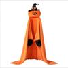 1 шт. Флисовый костюм тыквы с капюшоном на Хэллоуин, наряд для ролевых игр, для вечеринок, забавный костюм для розыгрышей для взрослых и детей