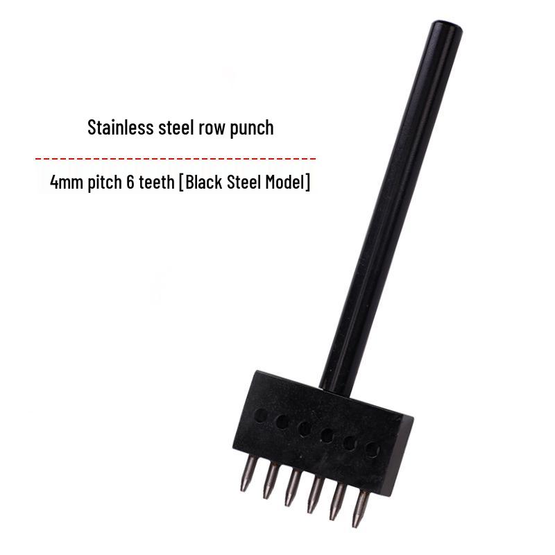 Ручной DIY Пробойник для Кожаного Ременья - Круглый Рядный Инструмент