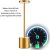 Cordless Table Lamp, 6000mah Rechargeable Metal Bedside Lamp