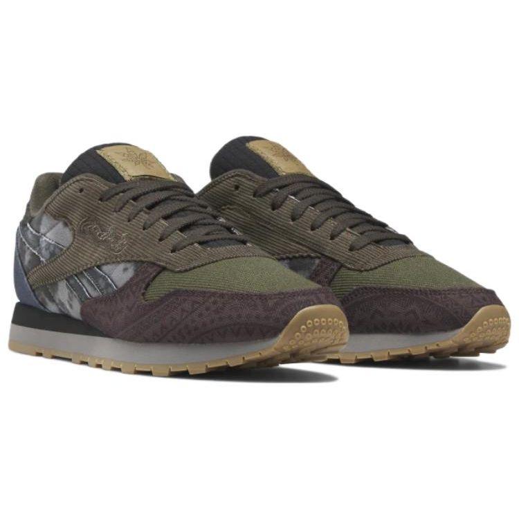 Reebok Классическая кожаная унисекс Грязь Пышная земля Дымчато-синий IE4104