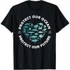 Protect Our Ocean Sea Animal Heart Earth Day Environment T-Shirt Unisex Style Shirts for Women Men Clothing Streetwear Y2k