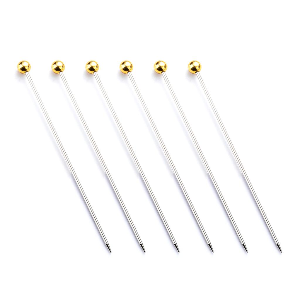 6 шт. палочки для теста из нержавеющей стали, практичные иглы для теста на торт, многоразовые иглы для тестирования тортов, инструменты для выпечки