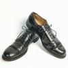 70s Vintage US NAVY Service Shoes D.J. LEAVENWORTH Black Size 10 (27.528.0cm) Men's Oxford Dress Shoes(USED)