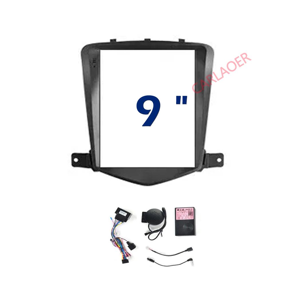 Автомобильная мультимедийная панель Рамка для Chevrolet Cruze J300 2008 - 2012 для 9-дюймовой Android стерео панели Жгут проводов