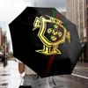 Portugal's National Emblem Automatic Folding Umbrella - 8-Rib Travel Umbrella with Auto Portable Case, Ideal Gift for Birthdays