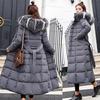 Winter Women Down Coat Cotton Padded Parka Thickened Long Jacket