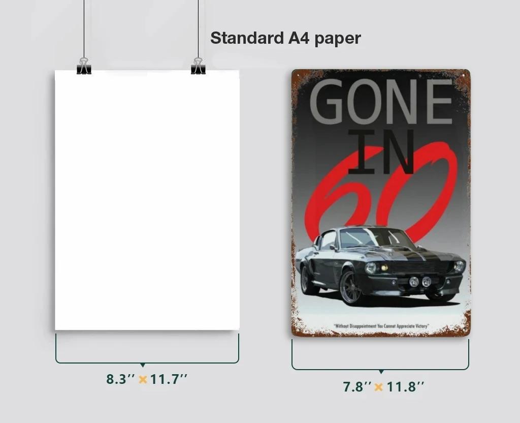 80-е GTI Спортивный Классический Автомобиль Винтажный Автомобиль Декор Металлический Жестяной Знак Табличка Гараж Мужская Берлога Гостиная Домашний Настенный Арт Постер Таблички