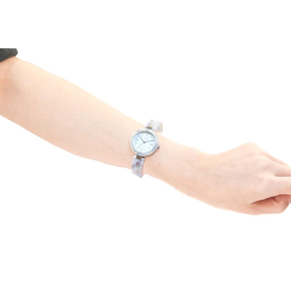Женские часы Fieldwork Bangle Watch YM132-2 с браслетом, удобный в ношении, из ацетата, черепахового цвета.