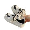 Thick-soled Round Head Big Head Shoes Women's Spring New Niche Versatile Flow Casual Little White Shoes