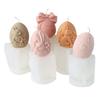 Ароматерапевтическое яйцо силиконовые формы для свечей DIY 3D форма бант кролик силиконовая форма для пасхальной вечеринки