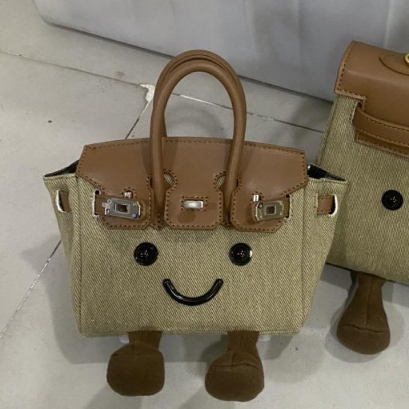 Mini Plush Shoulder Bag With Lock Soft Faux Rabbit Fur Crossbody Daily Streetwear