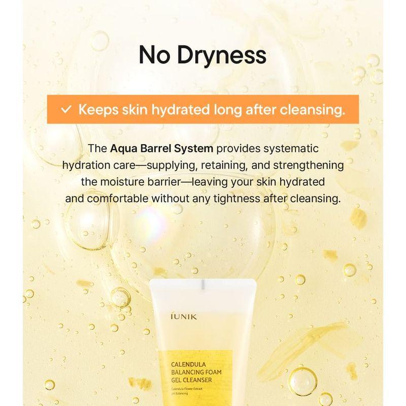 iUNIK - Calendula Balancing Foam Gel Cleanser