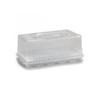 Plat à tarte - BigBuy Home - Rectangulaire - Plastique - Blanc - 16,5 x 15 x 35 cm