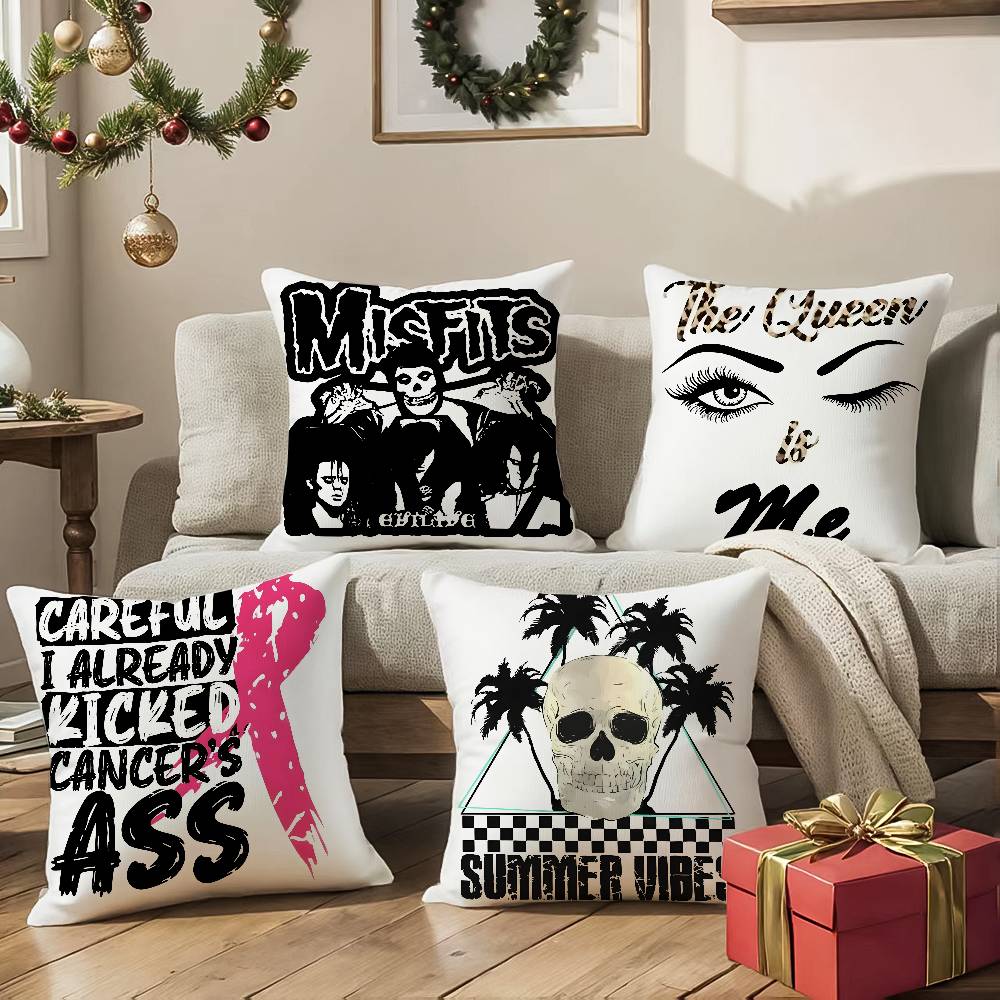 Модный стиль Красивый Трендовый бренды Наволочка Комфорт Диван-кровать Шелковистый элегантный Невидимая молния Декоративная наволочка