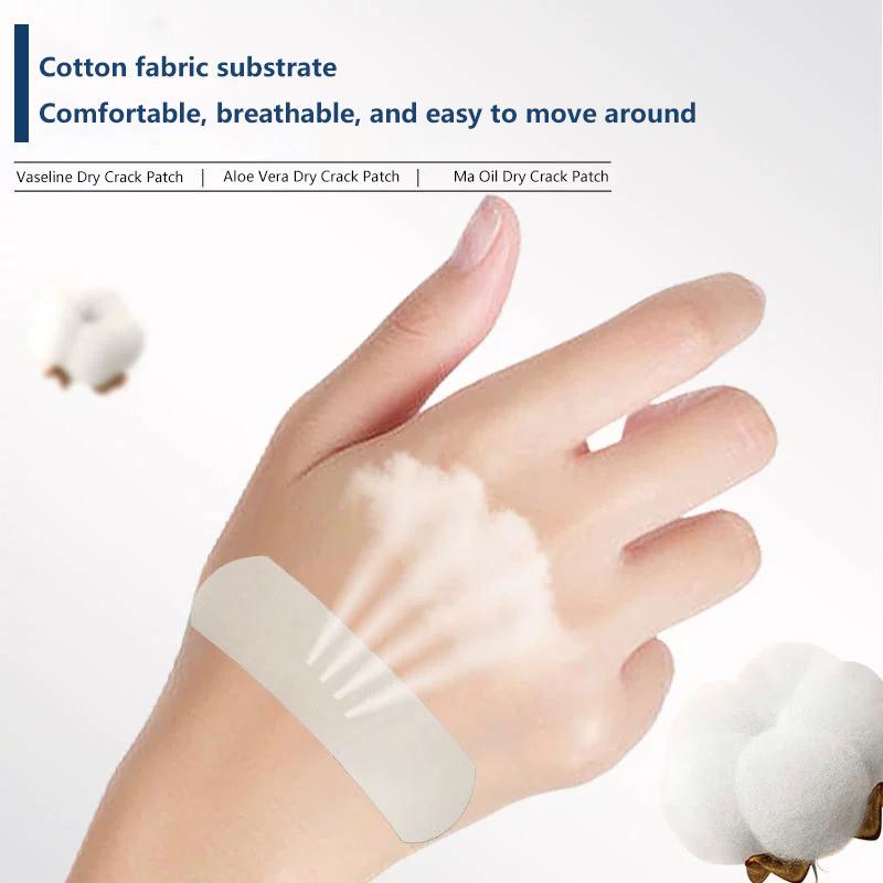 50/100pcs Hands And Feet Crack Patch Pad Adjust Adhesive Foot Dry Crack Protective Tape Protective Foot Cocoon Antipain Foot Ins