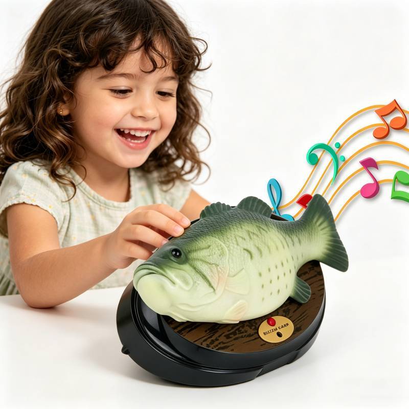 Realistic Moving Electronic Fish Toy With Singing And Dancing For Childrens Play