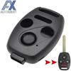 For Honda Accord Civic Case 4 Button Without Blade Car Replacement Remote Key Shell