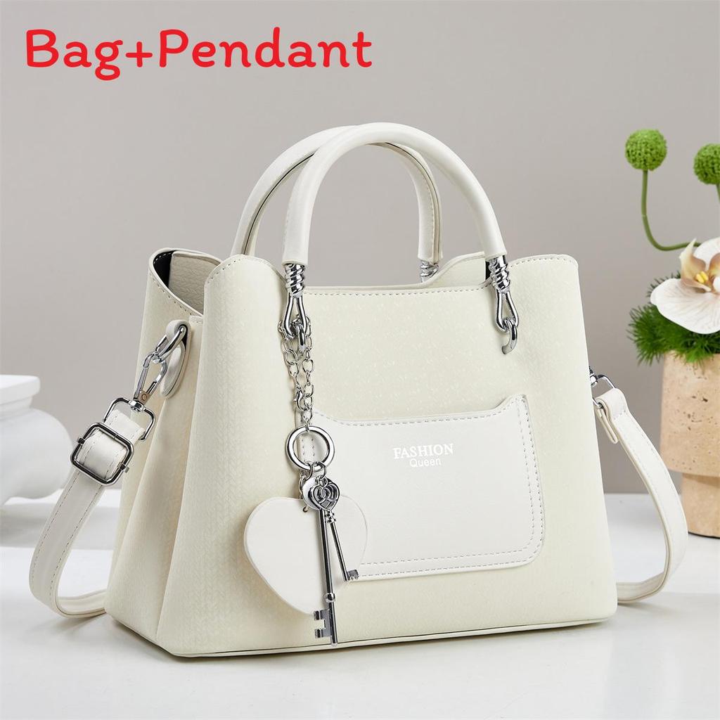 Pu Material Casual Single Shoulder Handbag With Zipper Pocket For Daily Use