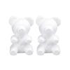2pcs Valentine's Day Bear DIY Craft Funny Animal Bear Model Party Adornment (20cm Sitting Bear)