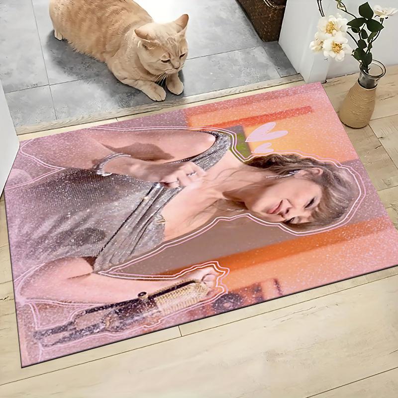 Musician Stage Performance Carpet Rug Soft Washable Antislip Home Living Room Sofa Mats Personalized Christmas Rug