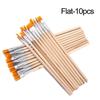 10pcs Calligraphy Wood Handle Art Supplies Paint Brushes Drawing Brush Hook Line Pen Painting Pen