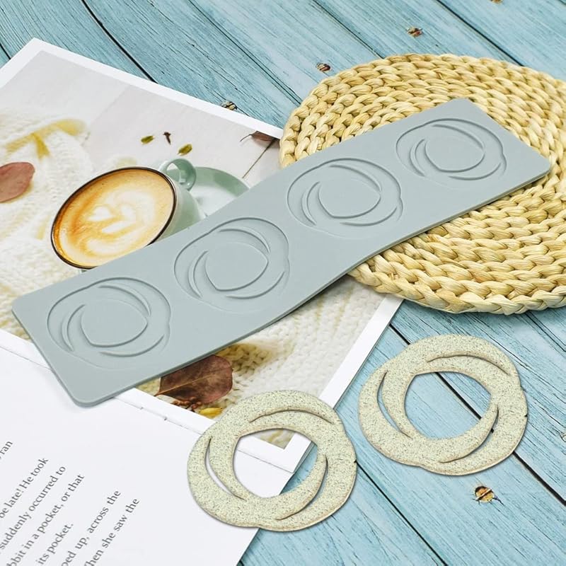 Форма с геометрическим узором, 3D полая спиральная форма, силиконовая форма для мастики, свечей для украшения тортов, кексов, продуктов питания (F_12x3.28x0.08дюйм)