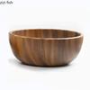 Simplicity Creative Acacia Wooden Bowl Restaurant Wooden Dessert Bowl Salad Bowl Pasta Bowl Snack Bowl Featured Tableware