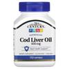 Norwegian Cod Liver Oil, 400 Mg, 110 Softgels