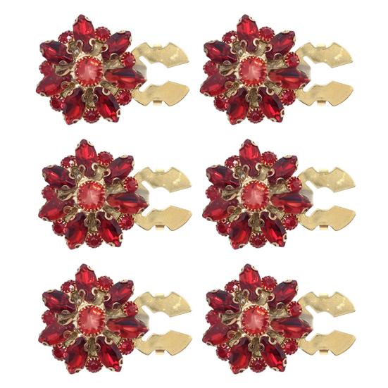 1/6 шт. Накладки на пуговицы, искусственный жемчуг, блестящие стразы, зажим для пуговиц в форме цветка с плоскогубцами, пресс-аксессуары для платья, костюма, смокинга